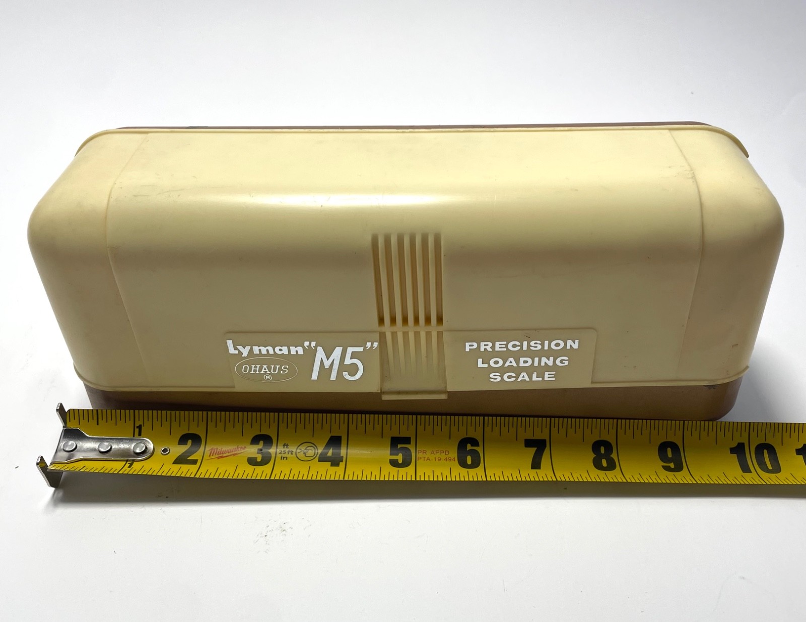 Lyman Ohaus M5 Vintage Reloading Powder Grain Scale Balance Beam USA *READ*