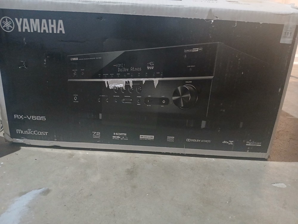 Yamaha RX-V685 7.2 AV Receiver Atmos Tested