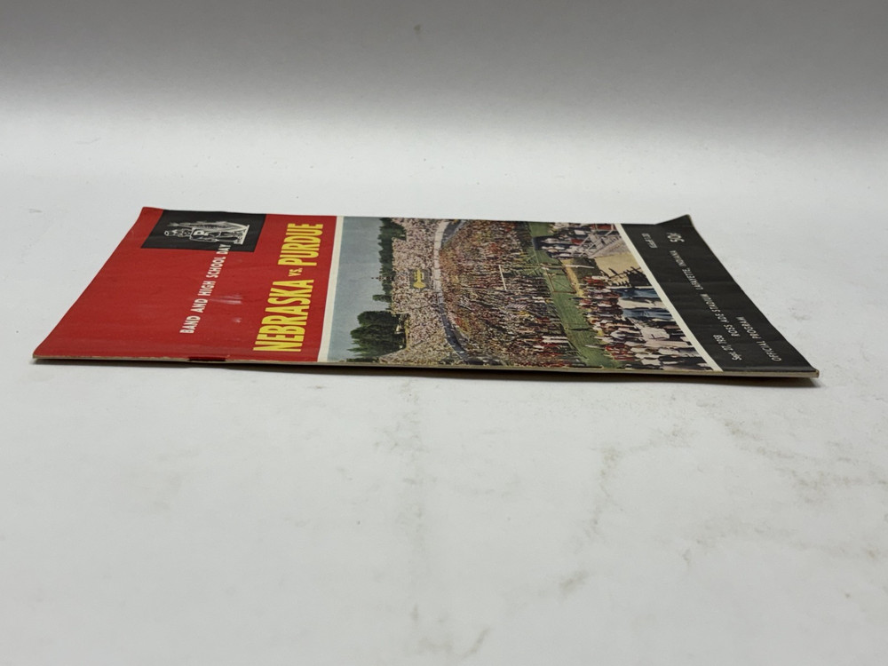 1958 Nebraska Vs. Purdue football program NCAA