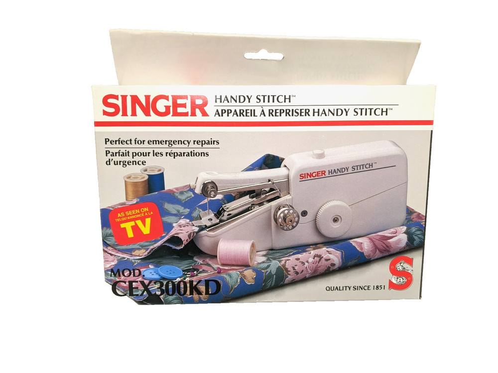 SINGER Handy Stitch The Handheld Portable Battery Powered Sewing Machine Tested