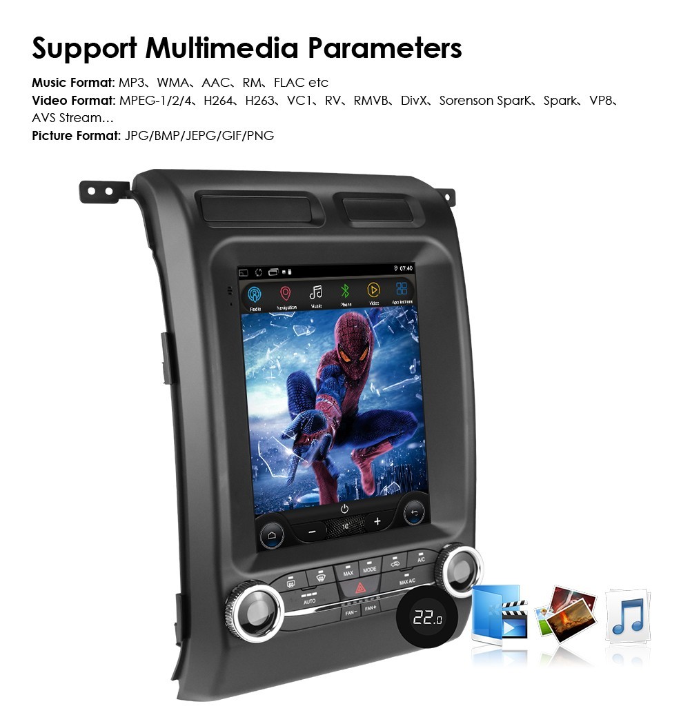 For Ford F150 2009-2014 9.7" Android 14 Carplay Car Stereo Radio GPS Navi 2+32GB