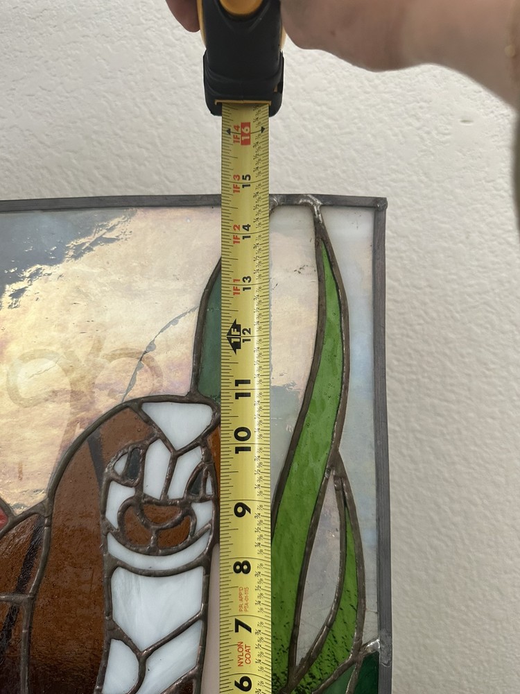 Stained Glass Panel Bunny