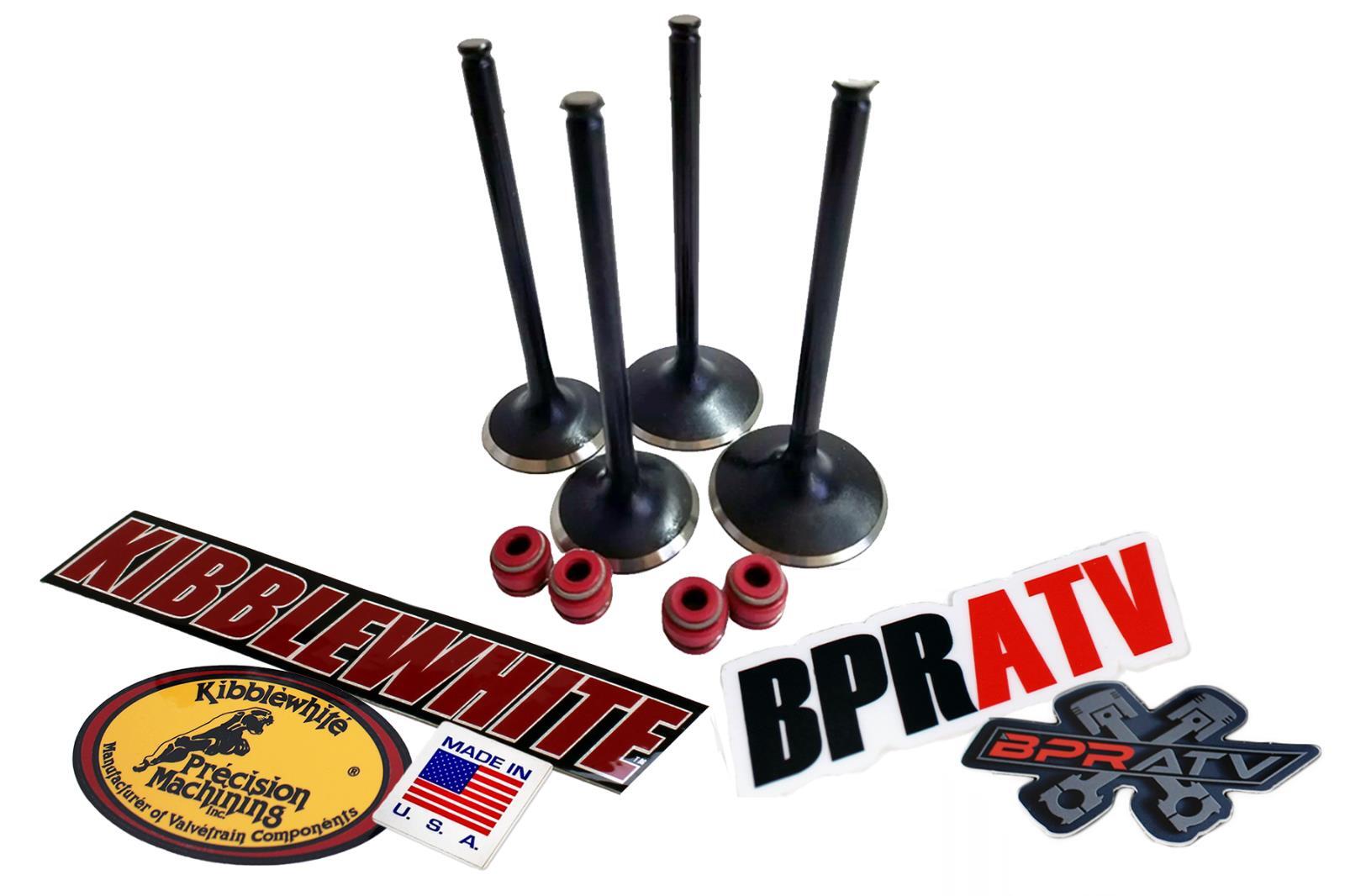 Polaris Predator 500 Kibblewhite Head Intake Exhaust Valves RED Seals 2003-2007