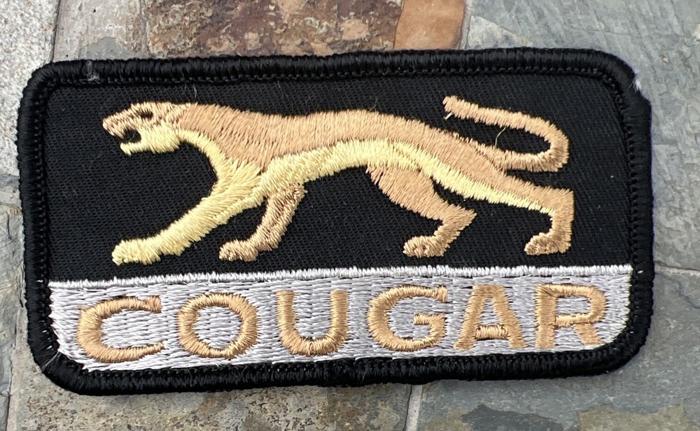 Vintage Ford Mercury Cougar Patch Sewn on Jacket or Hat