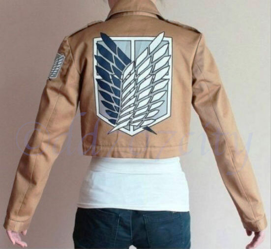 Attack on Titan Shingeki no Kyojin Scouting Legion Halloween Cosplay Jacket Eren