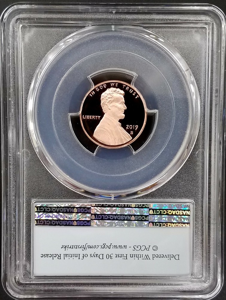 2019 S Proof Lincoln Cent certified First Strike, PR 70 RD DCAM by PCGS!