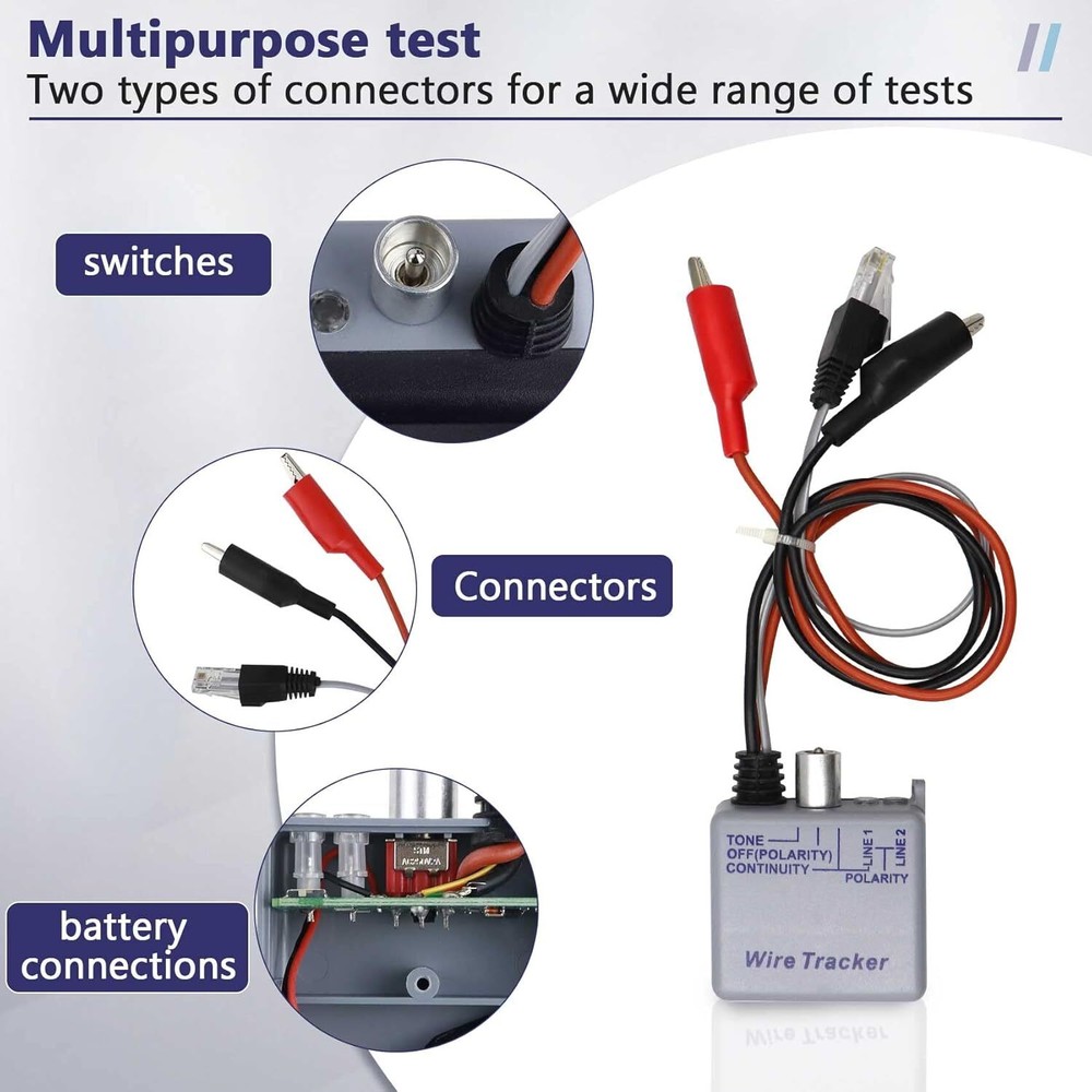 High Accuracy Wire Tracer Circuit Tester Kit (200EP) for Network Cables NEW