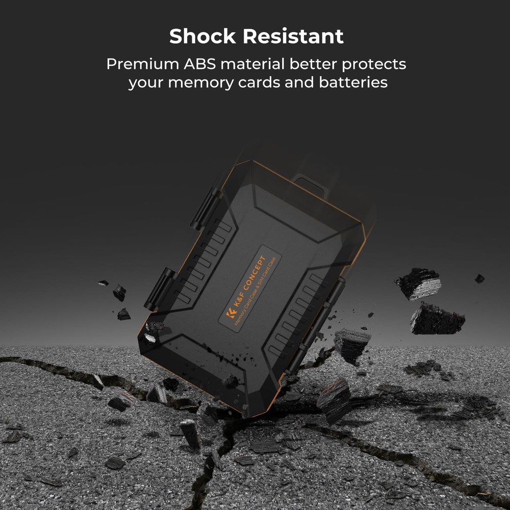 Memory Card Case - 25 Slot Carrying Case for SD, CF, CFexpress, Micro SD, Nan...