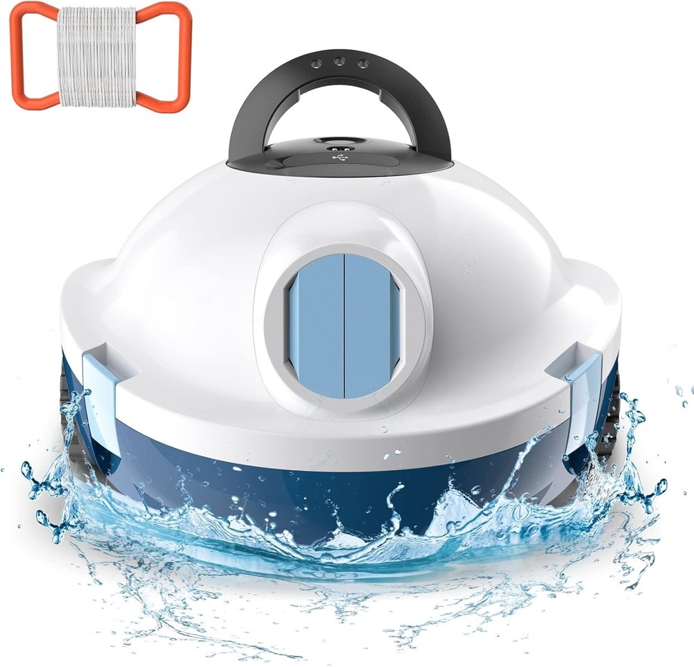 Y10 Cordless Robotic Pool Cleaner, Automatic Pool Vacuum - 90 Mins Runtime