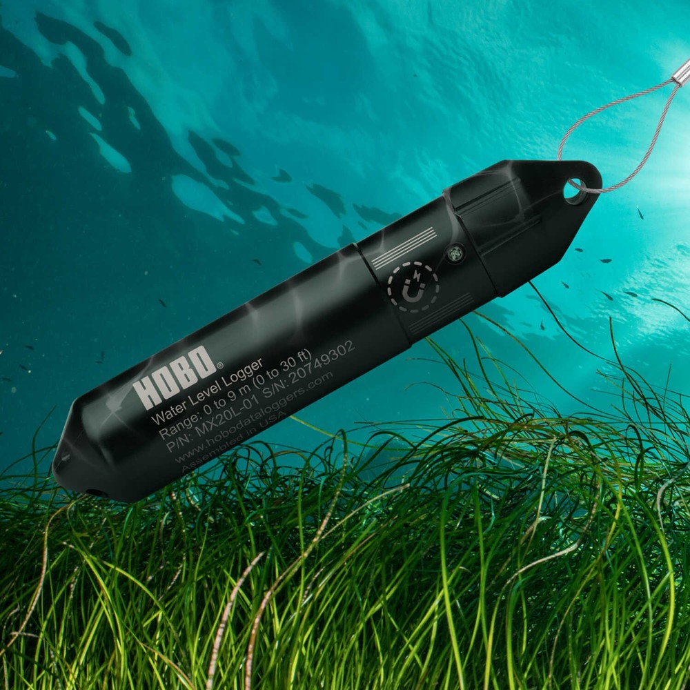 HOBO MX20L Bluetooth Water Level Logger, 100’ Depth