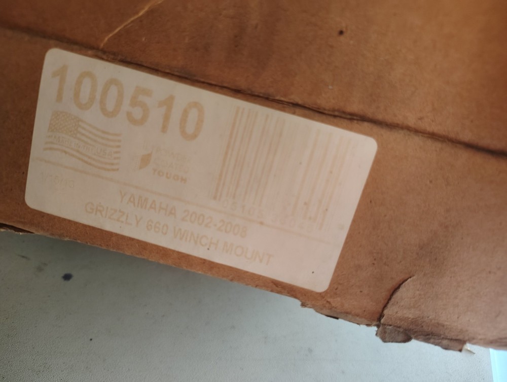 winch mount fits yamaha grizzly 660