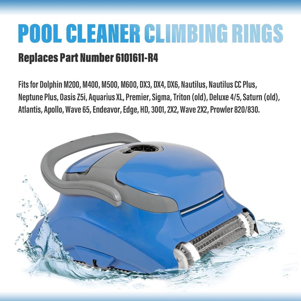4 Pack Climbing Rings Replacement for Maytronics Dolphin Robotic Pool Cleaners,