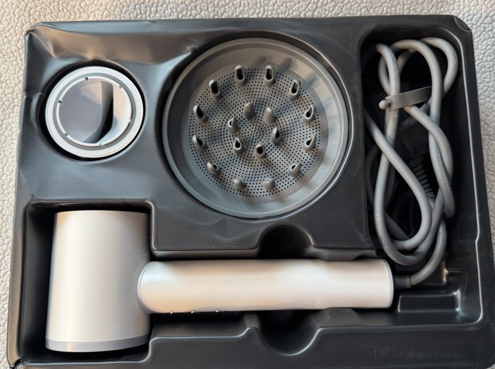 DRSPEE High Speed Hair Dryer 1600W Negative Ion w/ Diffuser & Nozzle Tested