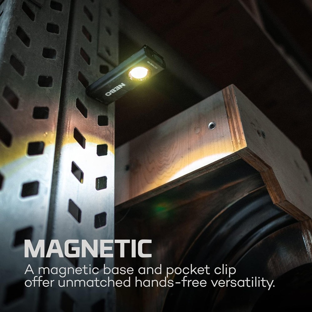 Powerful Slim+ 1200 Lumen Flashlight - Portable, Rechargeable & Versatile