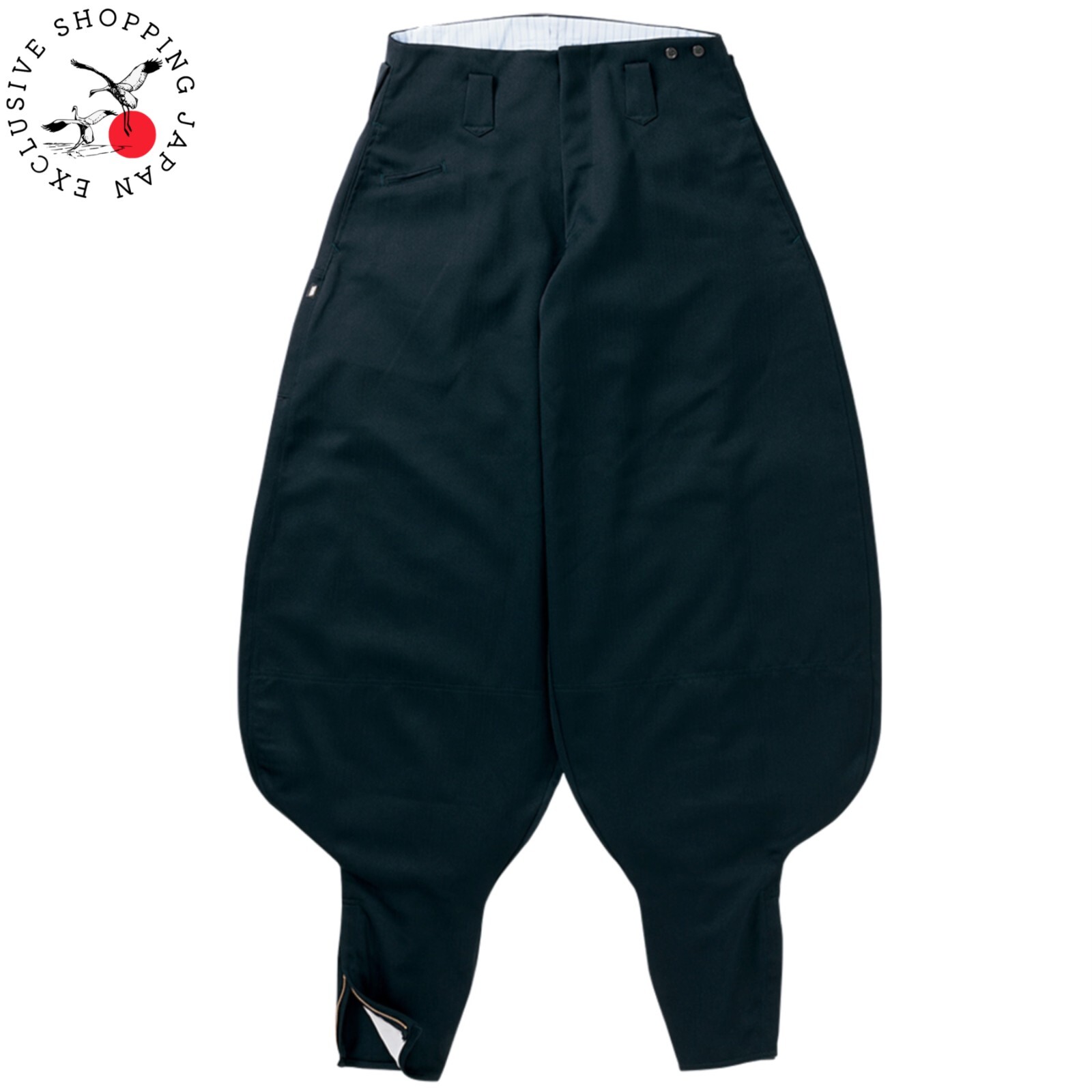 TORAICHI Nikkapokka Japanese Tobi Men Work Pants BLACK High Quality Workwear New