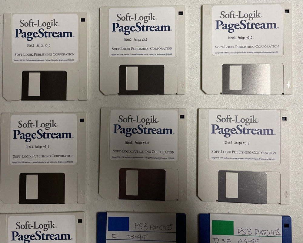 Pagestream 3.0 Disks Only For Commodore Amiga