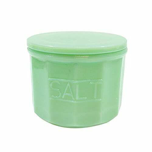 TableCraft Jadeite Green Glass Salt Cellar / Box