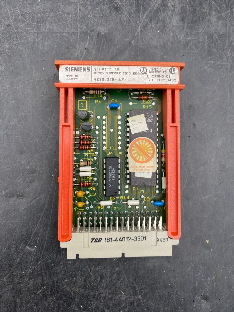 SIEMENS 6ES5375-1LR41 MEMORY SUBMODULE 32K SIMATIC S5
