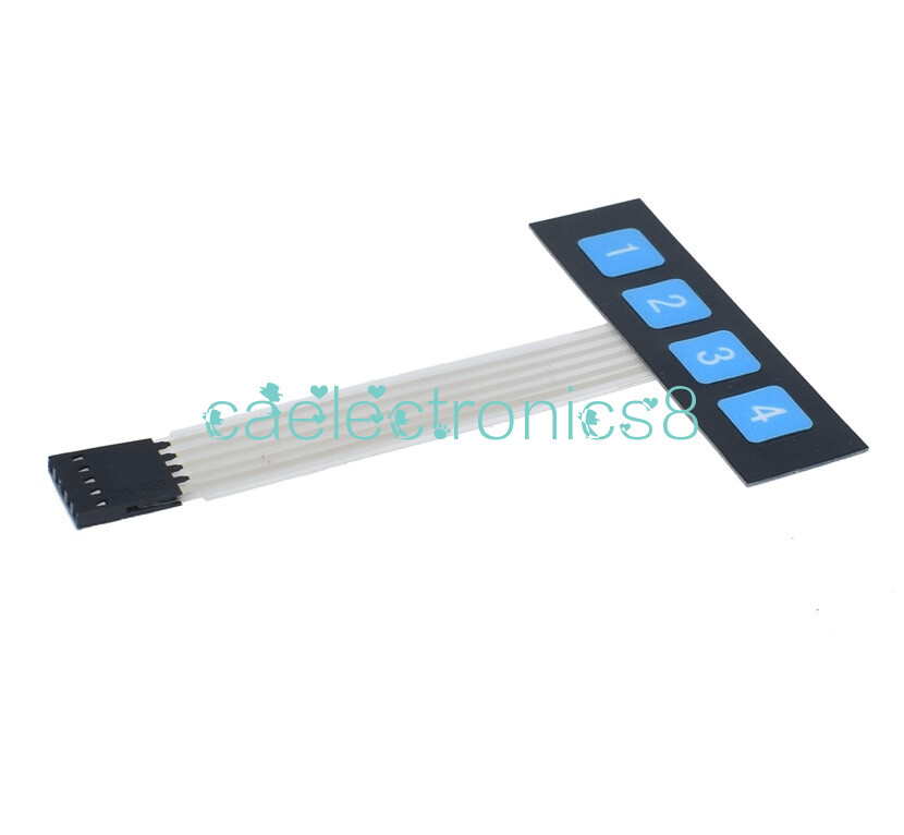 5PCS 1x4 1*4 Key Matrix Membrane Switch Control Panel Slim Keyboard Keypad CA