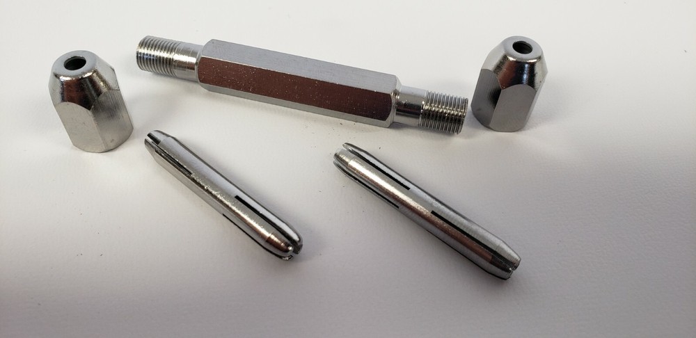 DOUBLE END PIN VISE LOOK CLOSELY MILLED FROM SOLID BAR STOCK