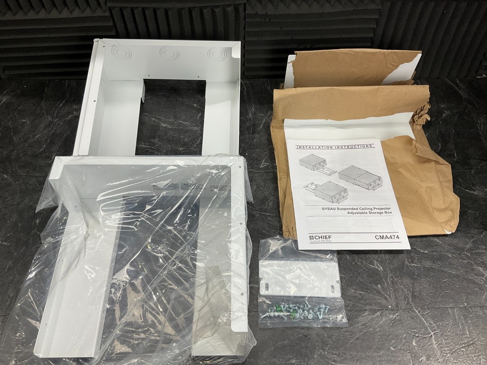 Chief Projector Suspended Ceiling Mount Kit white SYS474UW 🇺🇸✨🇺🇸✨ NEW!