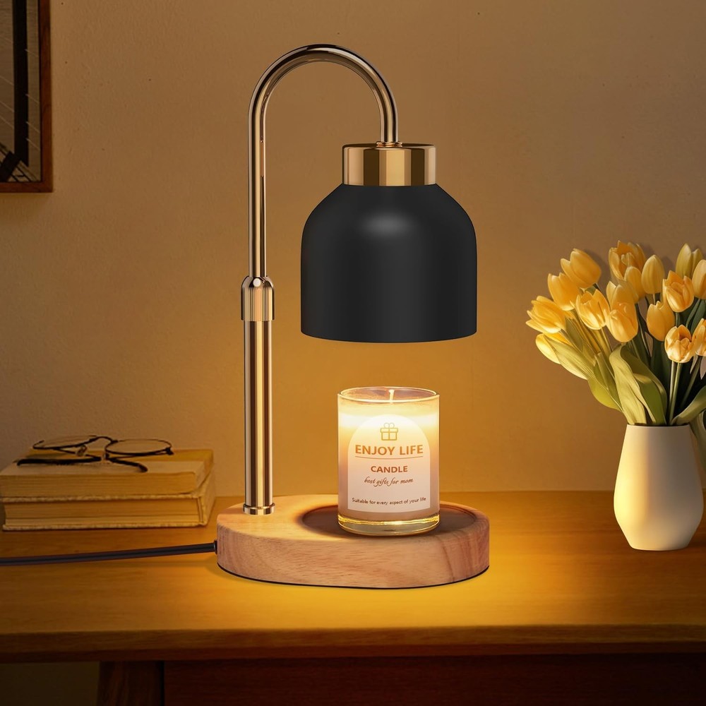 Candle Warmer Lp with Dimmer Adjustable Height, 2/4/8H Timer, Vinta