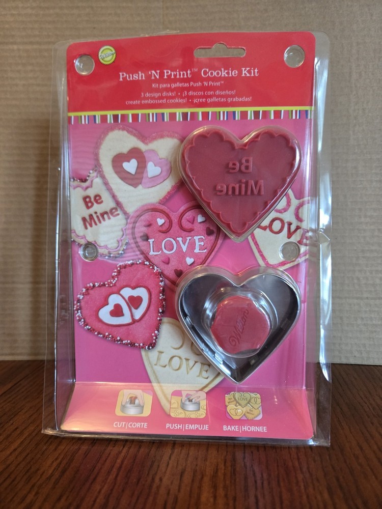 Wilton Push N Print Cookie Kit