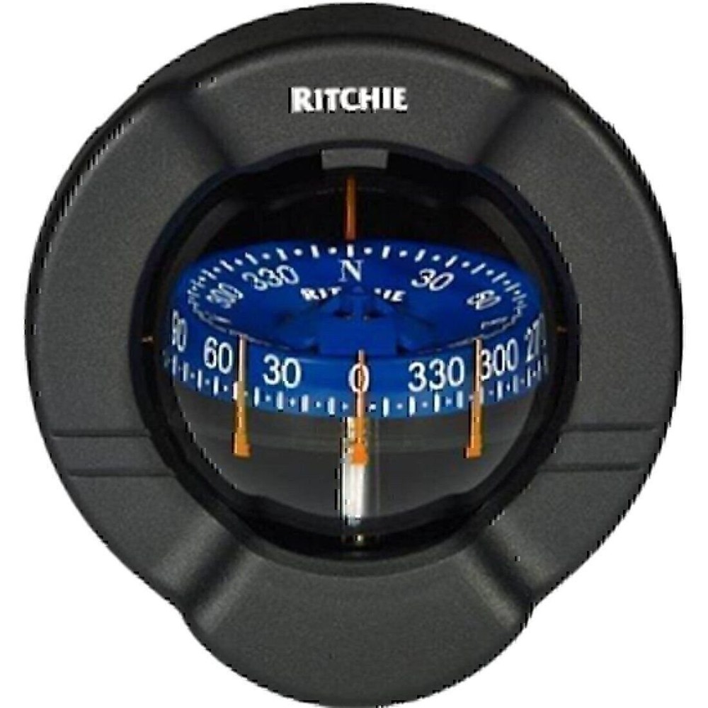 Ritchie SR-2 Venture Sail Boat Compass w/Clinometer - Bulkhead Mount - Black...
