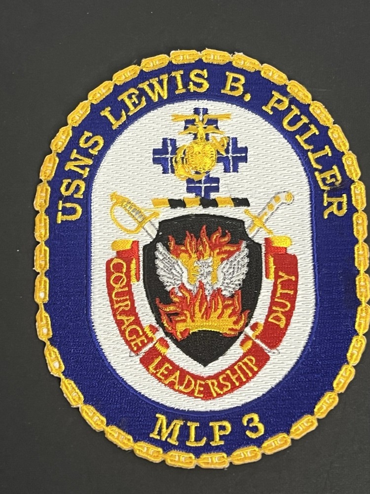 USS Lewis B Puller MLP-3 Ship Patch