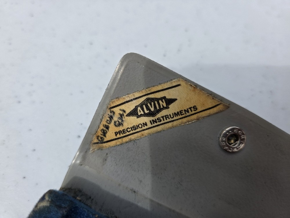 Vintage Alvin & Charvoz Drafting Compass Set - Precision Instruments with Case