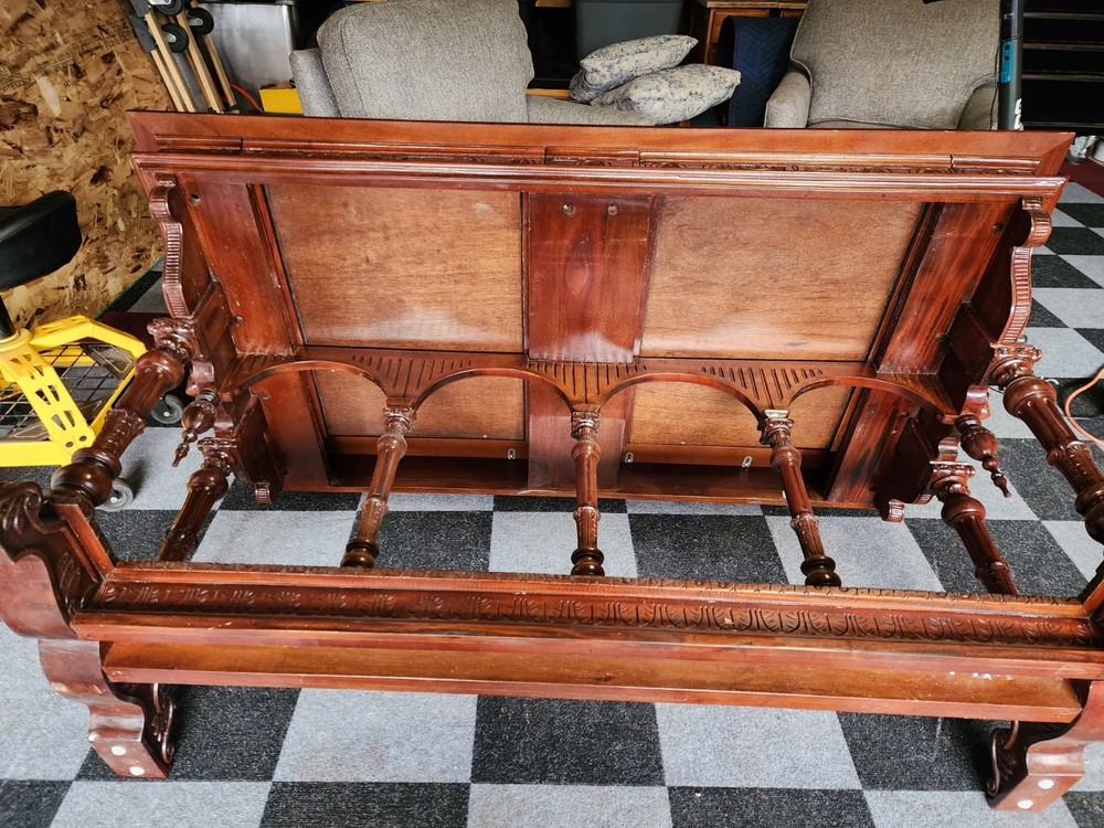 French Renaissance Writing Desk Table w/ Cherubs