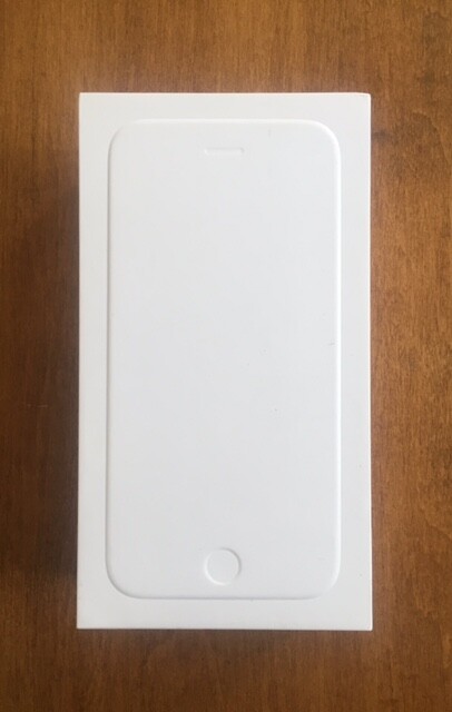 APPLE iPHONE 6 ORIGINAL BOX White BOX ONLY From an iPHONE 64GB Space Gray 2014