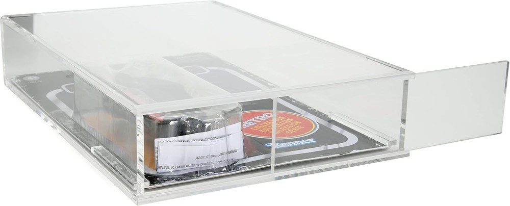 Action Figure Display Case Compatible with Carded Star Wars, GI Joe, Clear