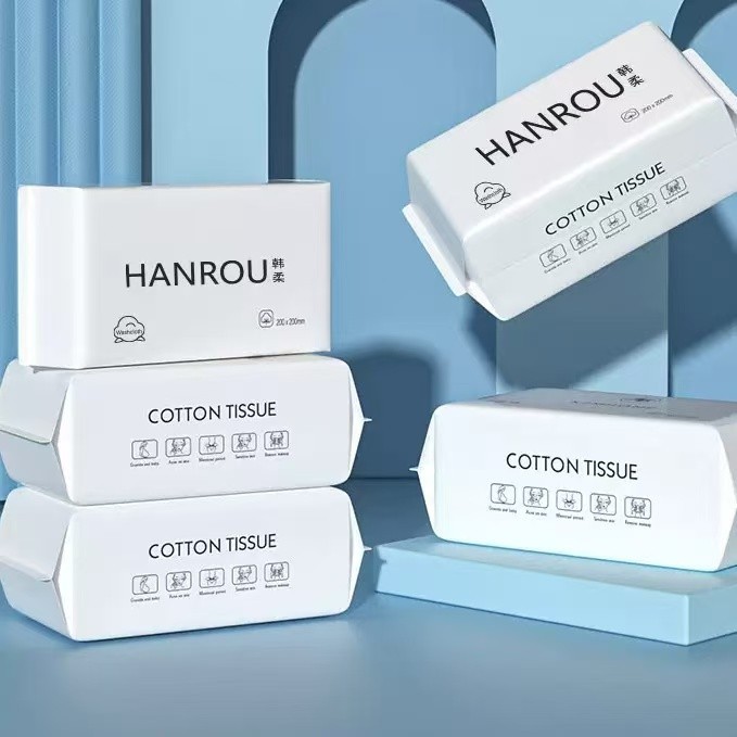 Disposable Soft Face Towels,Plant Fiber Facial Cleansing Towels