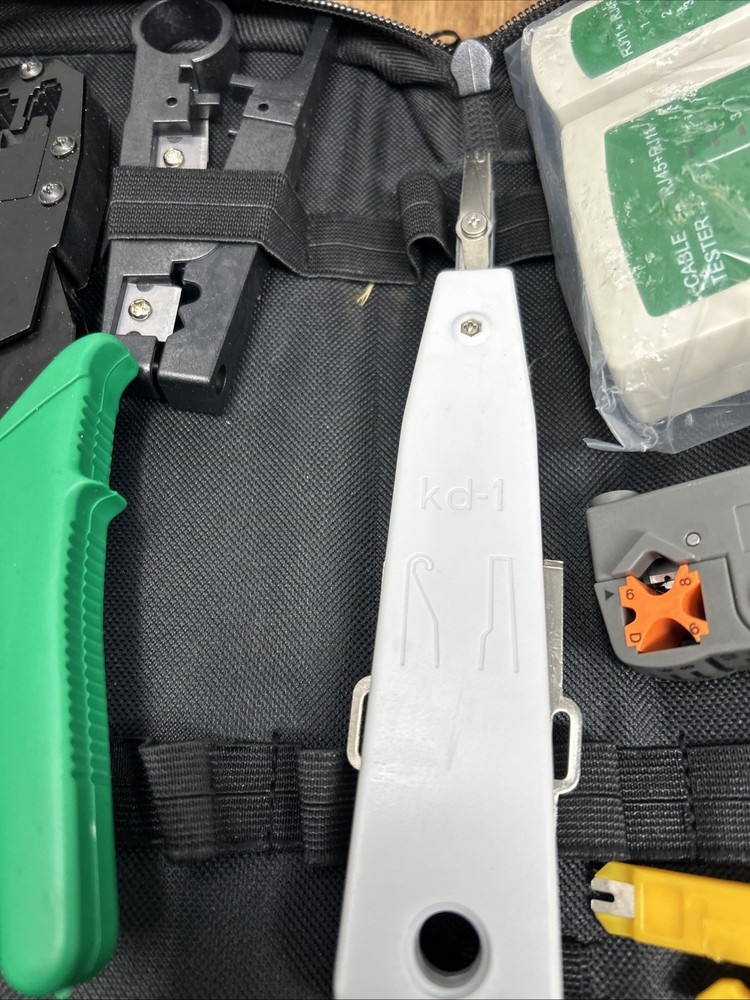RJ45 Crimping Tool Kit with Case CAT5/6 Lan Cable Network Tester