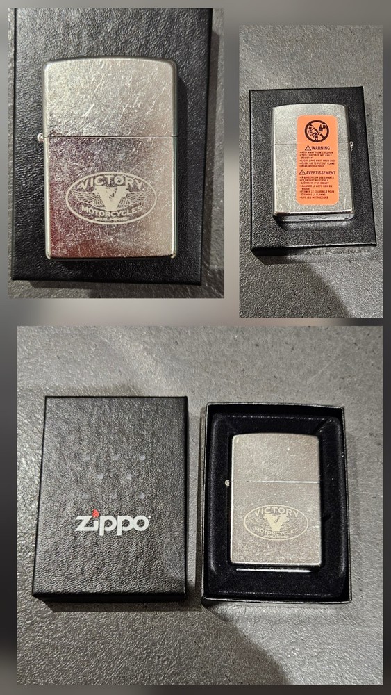 Zippo Lighter With Victory Etching