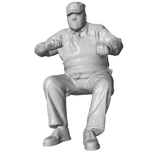 ENGINEER & FIREMAN Resin Print 1/87 HO Scale SET OF 9