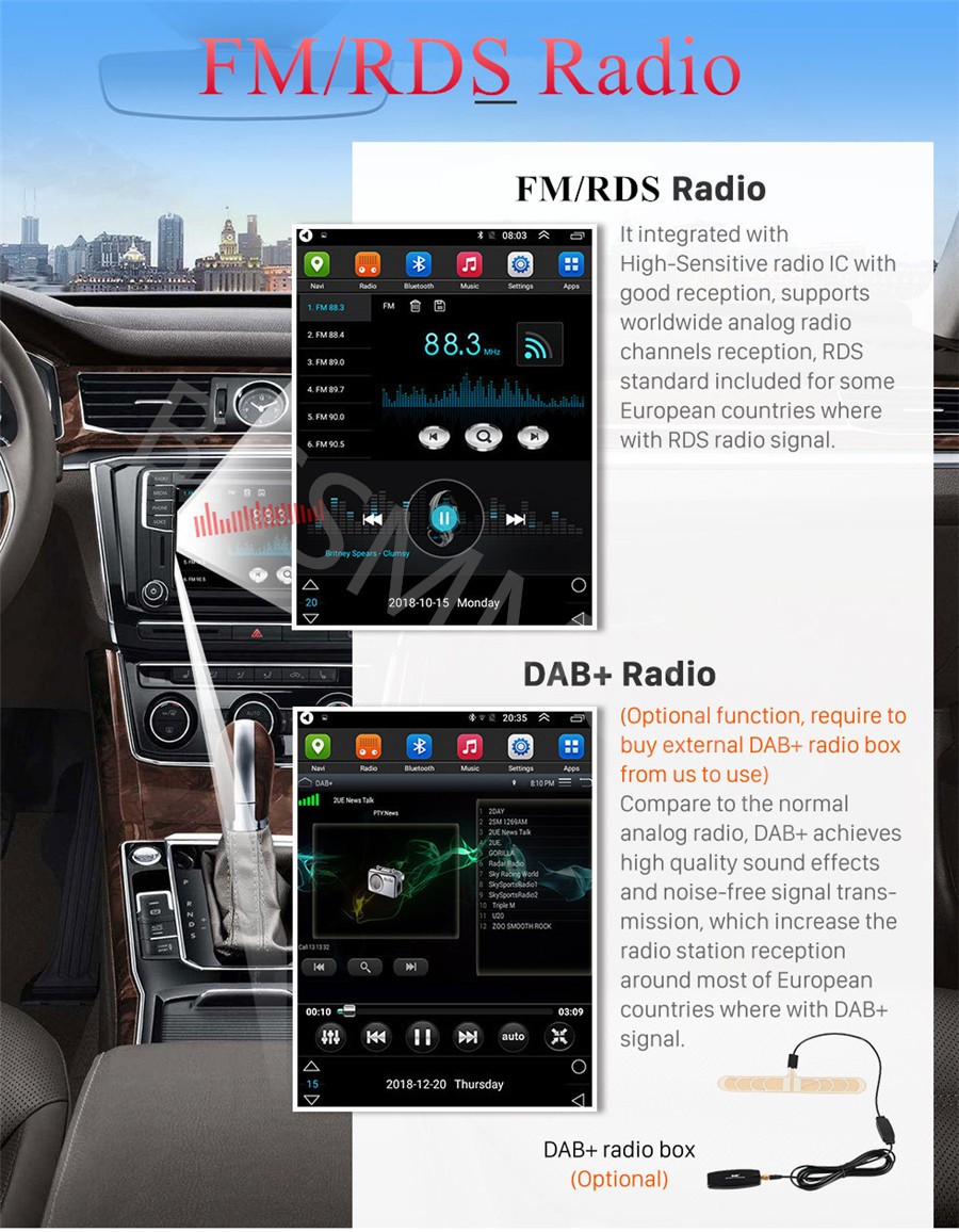 Stereo Radio For Apple Carplay Android Auto Fit For Hyundai Veloster 2011-2017