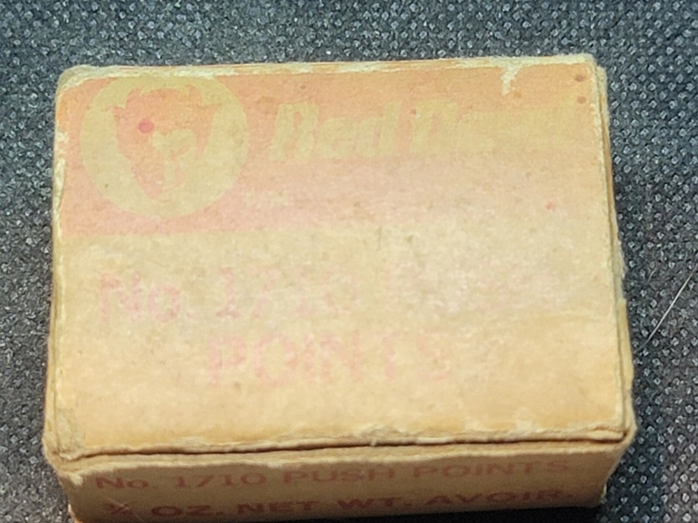 RED DEVIL No. 1710 PUSH POINTS ( box only) TM