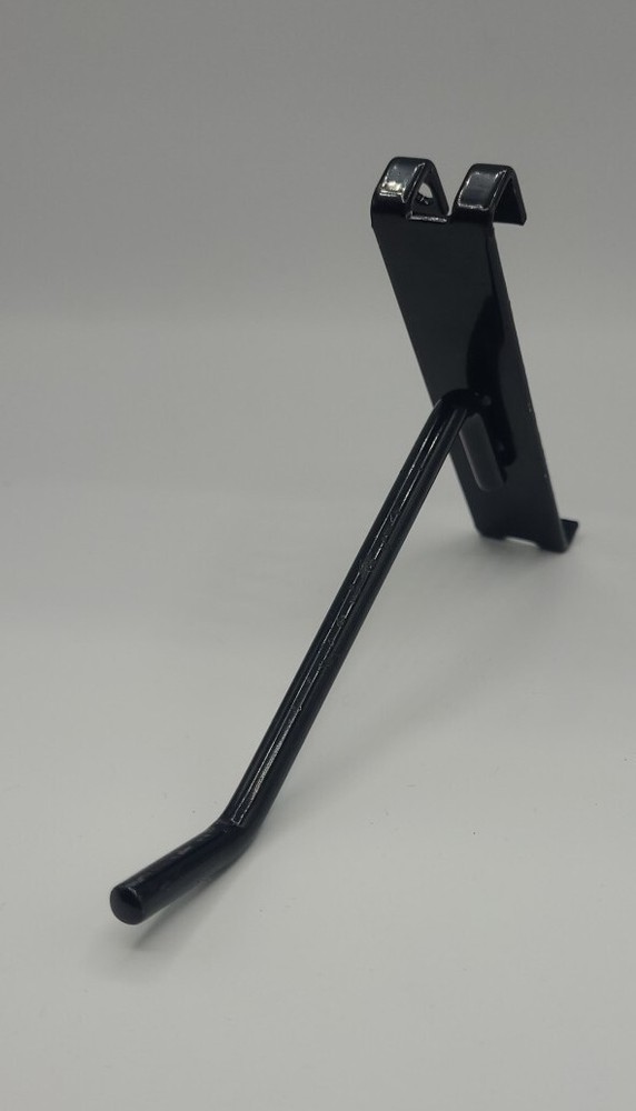 4" Gridwall Hooks - 10 Black Hooks For Gridwall or Mini Grid Cube Displays