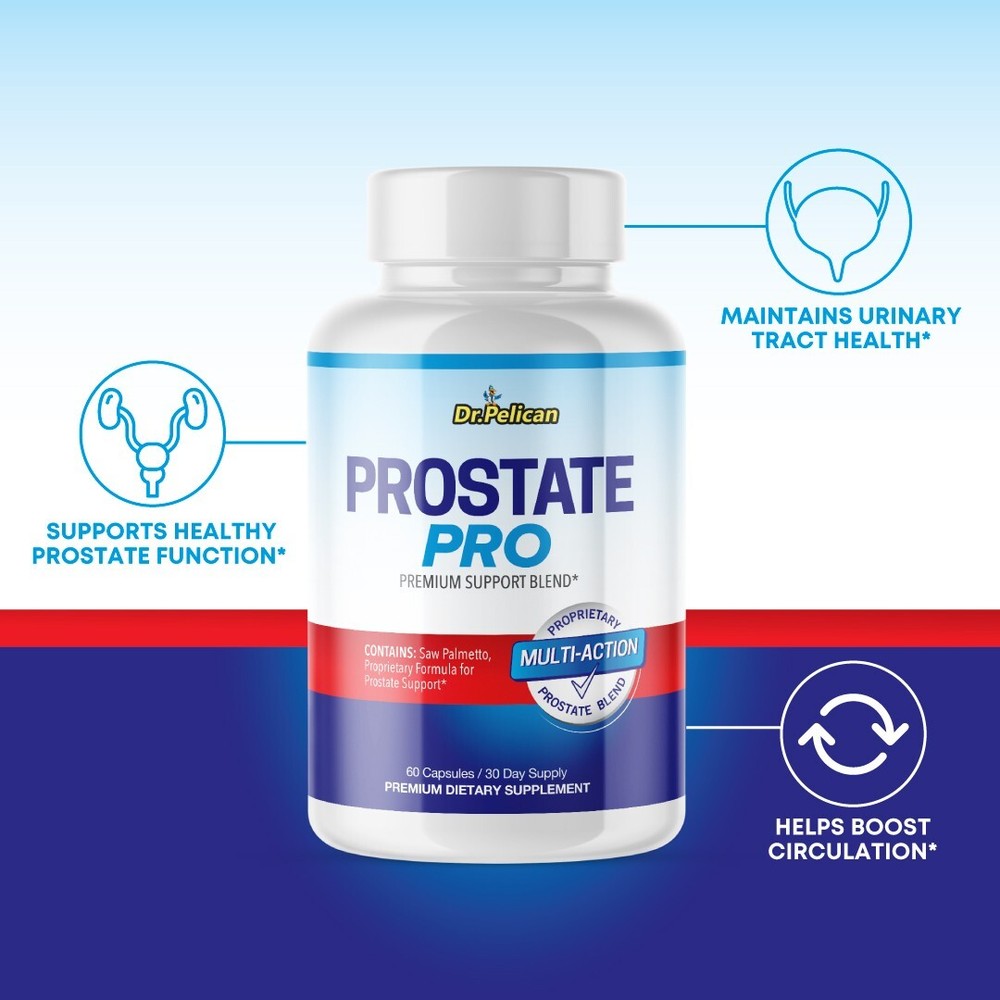 Prostate Pro- Prostate Support- 5 Bottles-300 Capsules