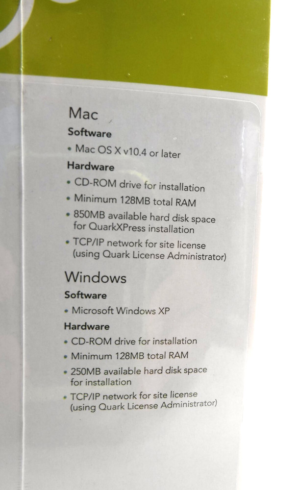 QuarkXPress 7 (UPGRADE) Page Layout Software for Design for Mac & Windows SEALED