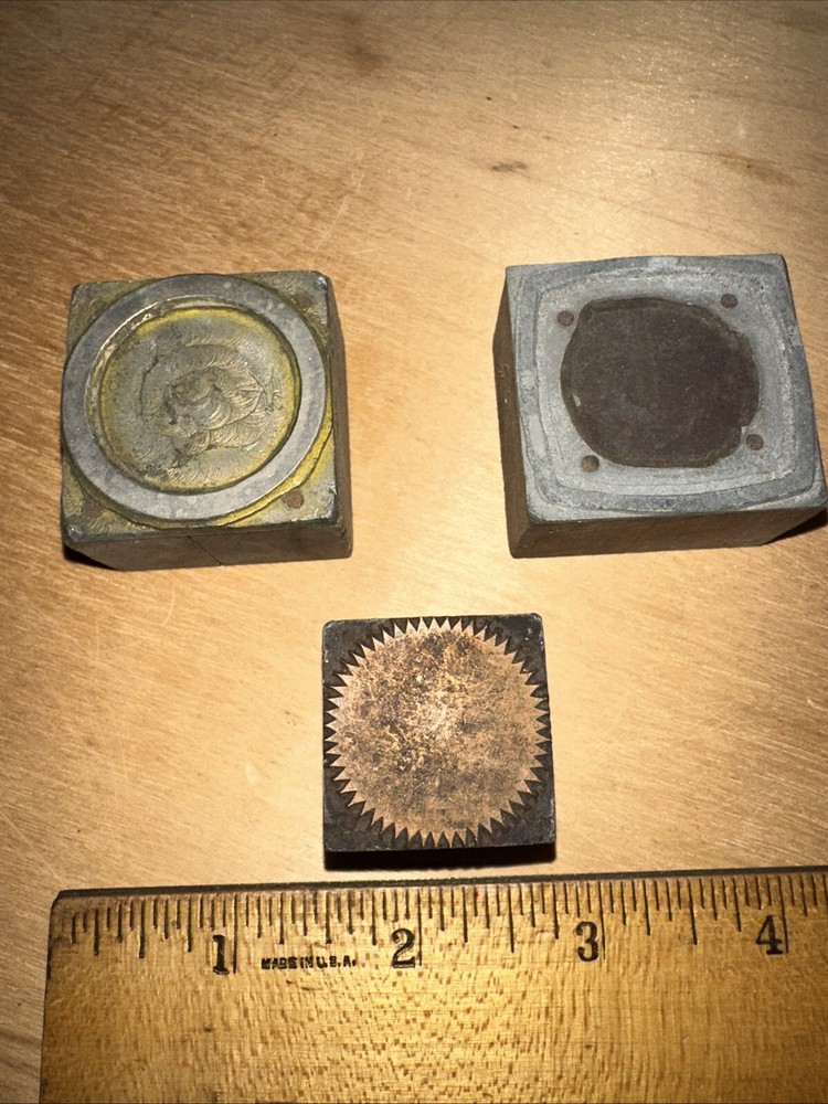 Printing Blocks ( Decorative Borders ) Circles & Frame