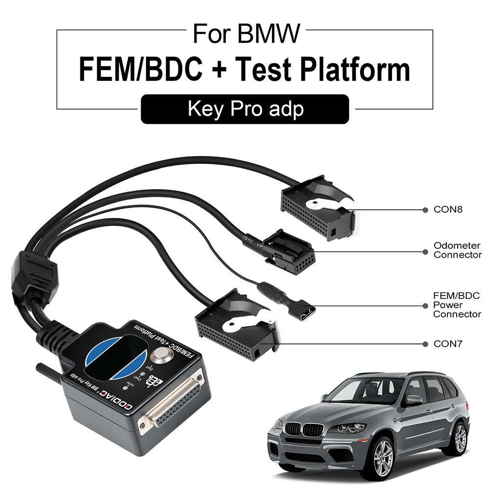 GODIAG GT100 AUTO TOOLS OBD II Break Out Box E-C-U Connector with Test Platform