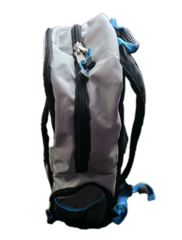 Mountain Edge 19” Padded backpack NWT Black/Grey/Blue 💥Multiple Storage Pockets
