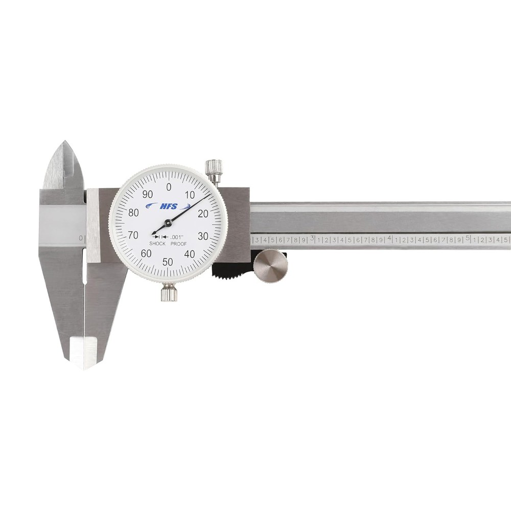 Versatile HFSR 0-6" Shockproof Dial Caliper - Perfect for DIY & Professionals