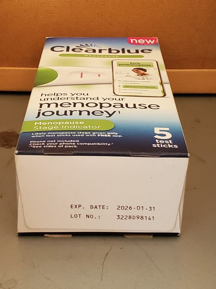 (BB 01/26) Clearblue Menopause Stage Indicator Test Sticks - 5 ct.
