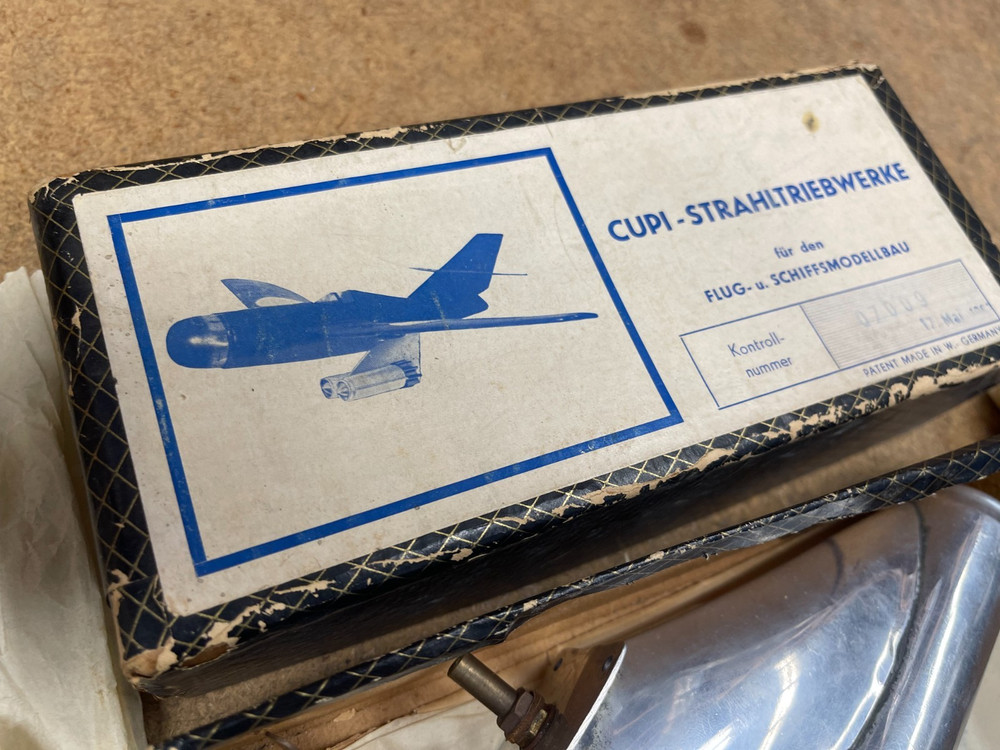 Vintage CUPI-STRAHLTRIEBWERKE Ramjet Model Jet Engine
