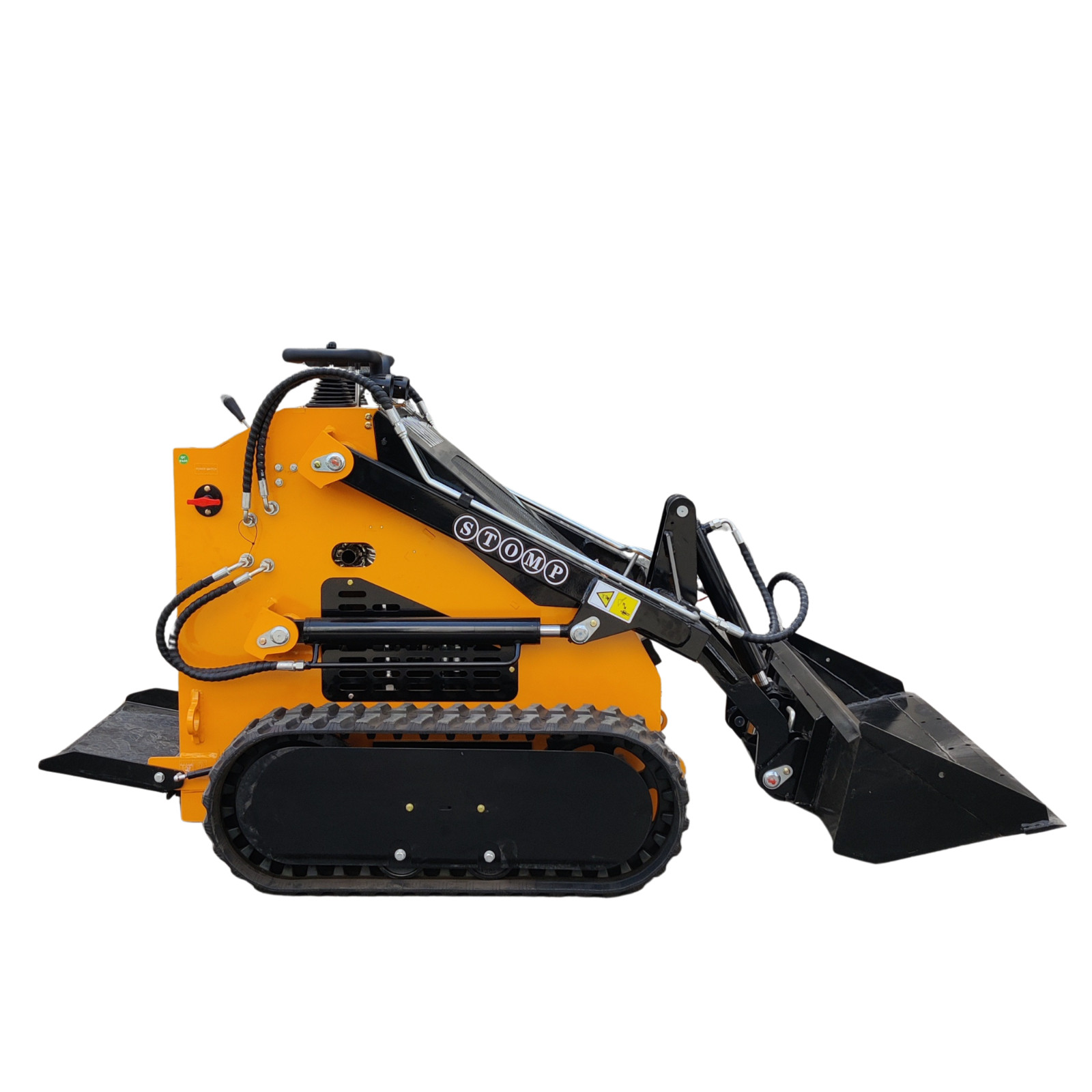 Free Shipping Mini Skid Steer Loader TYPHON STOMP 501 Compact Track 23.5 HP Gas