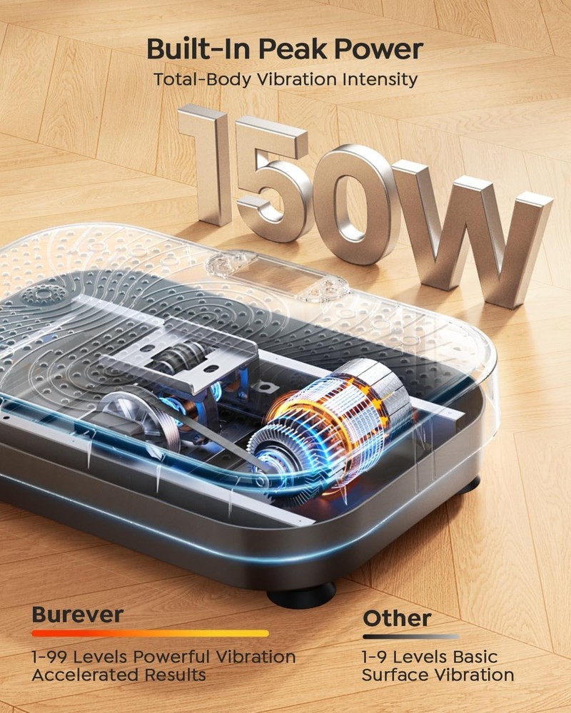 Burever Vibration Plate Exercise Machine